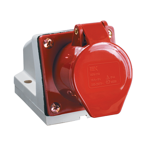 Розетка стационарная 3Р+РЕ+N 32А 380В IP44 PSR12-032-5