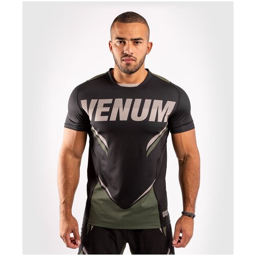 Футболка Venum One FC Impact Dry Tech, размер XL, grey/yello