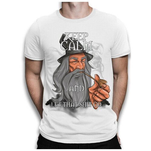 Футболка DreamShirts Властелин Колец - Гендальф Мужская Бела