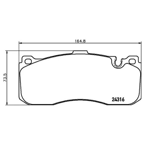 Дисковые тормозные колодки передние Textar 2431601 для BMW 1 series, Mini