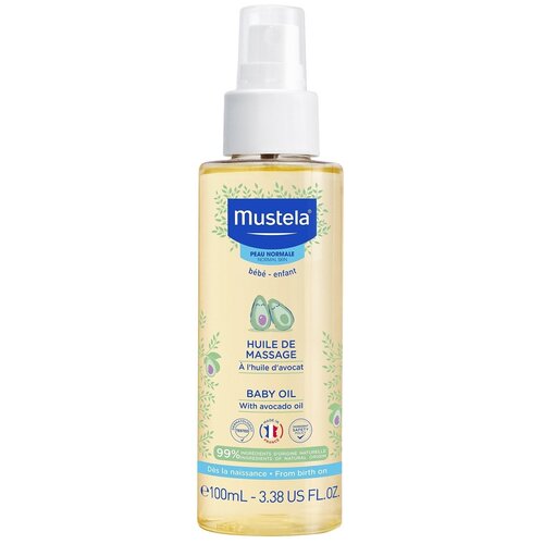 Mustela Масло массажное, 100 мл, 123 г