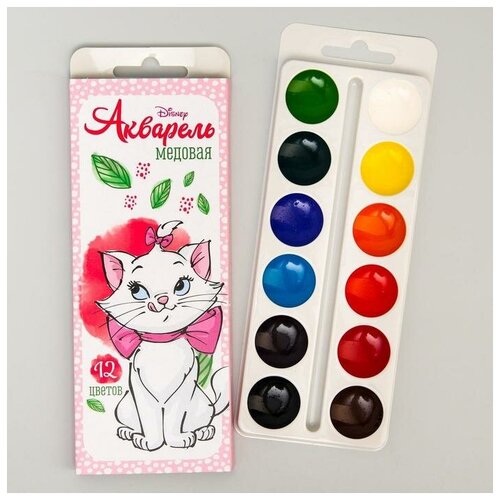 Disney Акварель медовая «Кошечка Мари» Коты-аристократы, 12 