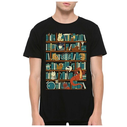 Футболка DreamShirts Властелин Котиков Мужская Черная 3XL