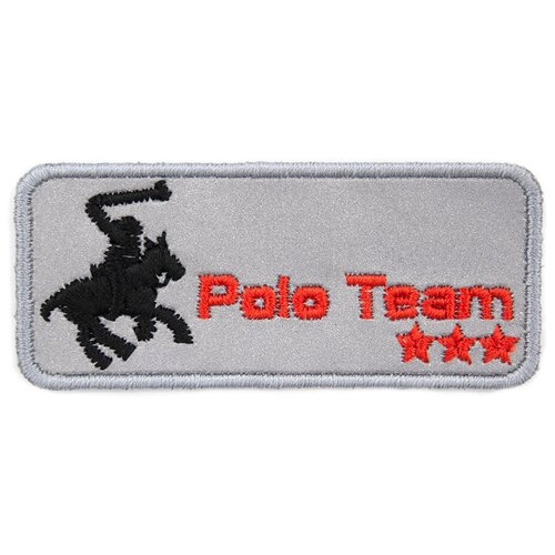 AD1387SV Термоаппликация, Polo Team, 3*7 см, Hobby&Pro