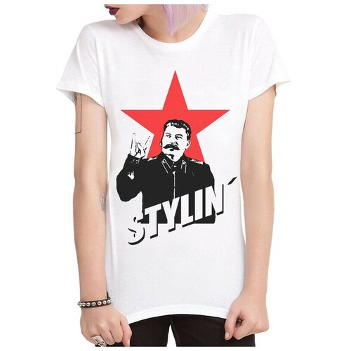 Футболка Dream Shirts Stylin Женская белая XS