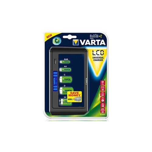 Зарядное устройство Varta LCD Universal Charger (AA, AAA, C,