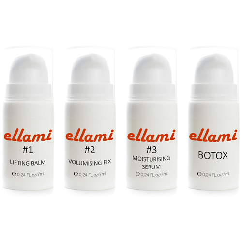 ELLAMI Набор для ботокса ресниц (№1+№2+№3+Botox), 7 мл