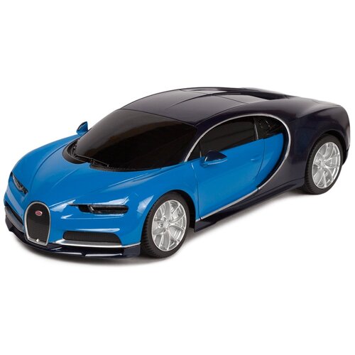 Гоночная машина Rastar Bugatti Chiron 76100, 1:24, синий/черный