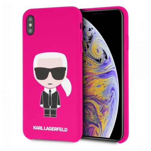 Чехол CG Mobile Karl Lagerfeld Liquid silicone Iconic Karl H