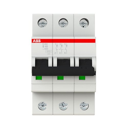 Автоматический выключатель ABB 3P S203 B40 (5шт) (арт. 2CDS2