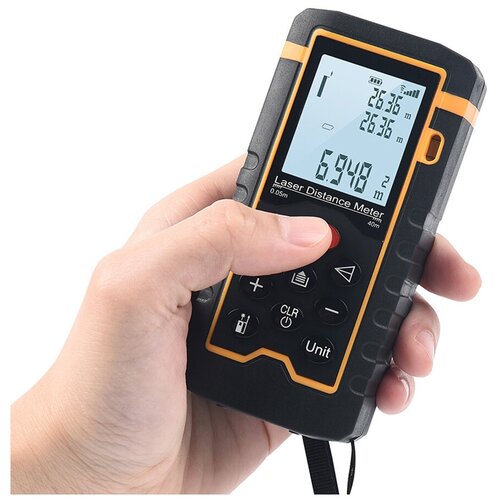 Лазерная линейка дальномер HT-60 - laser distance meter (60M