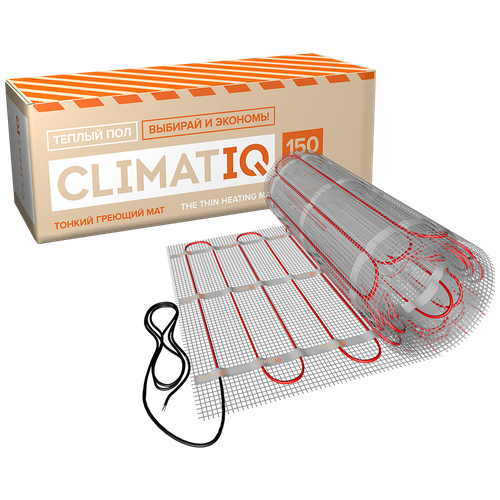 Нагревательный мат CLIMATIQ MAT 150 Вт/м2 6,0 м2 900 Вт