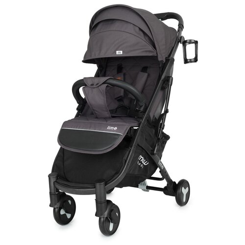 Коляска прогулочная детская MOWBABY LIME MB100, Carbon