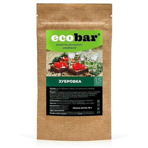 Набор для настаивания ECOBAR Зубровка ( 2 шт. )