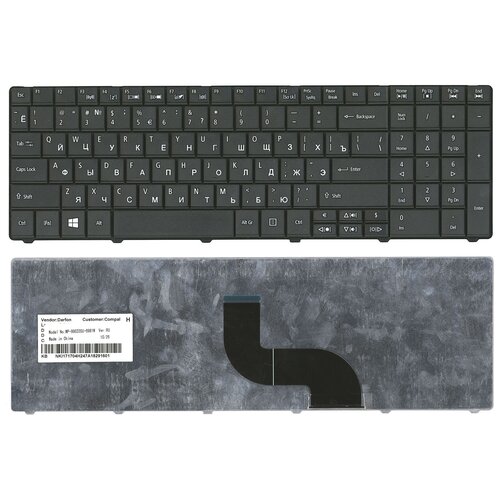 Клавиатуры и кнопки Клавиатура для ноутбука Acer MP-09G33US-6982 черная, версия