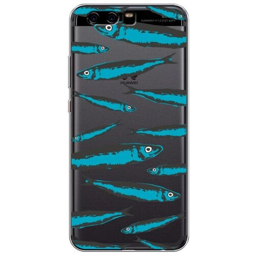 Силиконовый чехол Медузы на Huawei P10 / Хуавей П10
