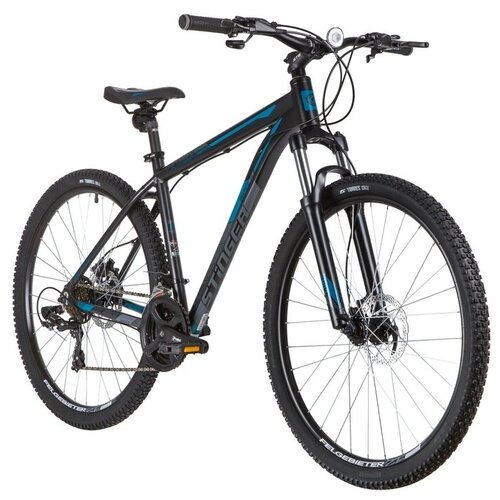 Велосипед Stinger 27.5'' GRAPHITE EVO черный алюминий подъем