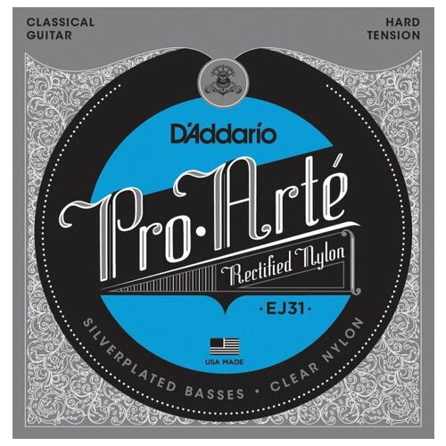 Струны для классической гитары 4/4 D'Addario EJ31 Hard