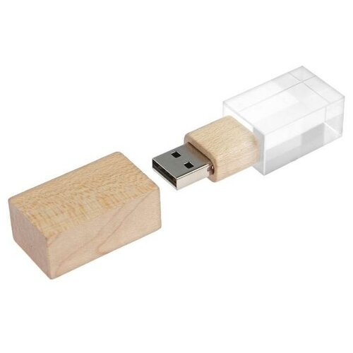 Флешка E 310 Wood BL, 32 ГБ, Usb2.0, чт до 25 Мб/с, зап до 1