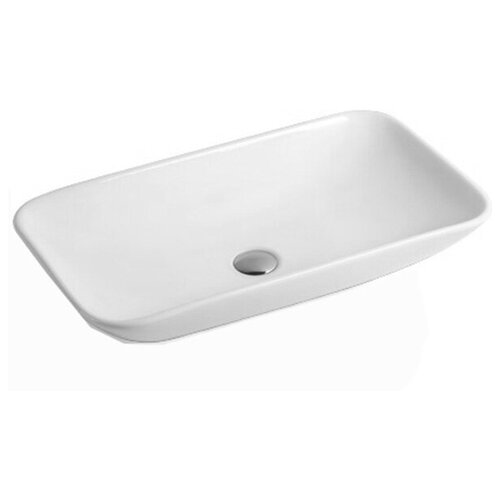 Раковина накладная SantiLine SL-1032 69,5х39 см белая