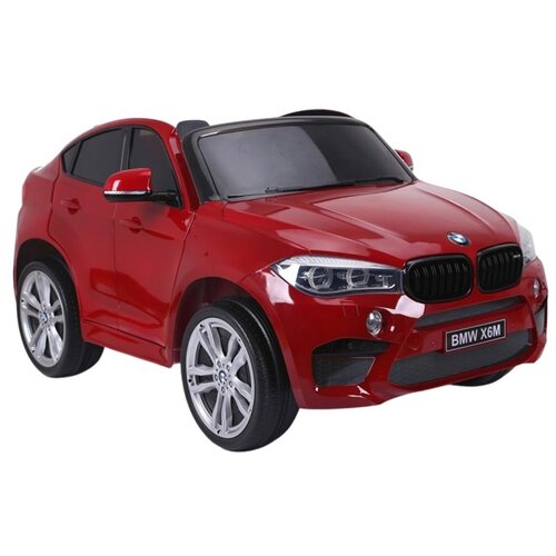 Электромобили  Беру RiverToys Автомобиль BMW X6M JJ2168, вишневый глянец