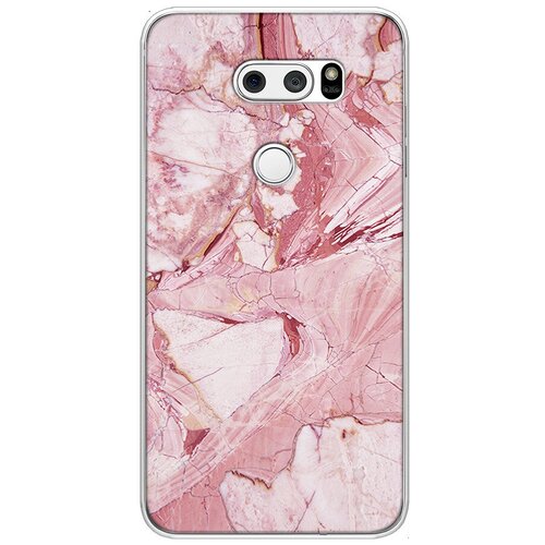 Силиконовый чехол Розовый кварц на LG V30 / Лджи В30