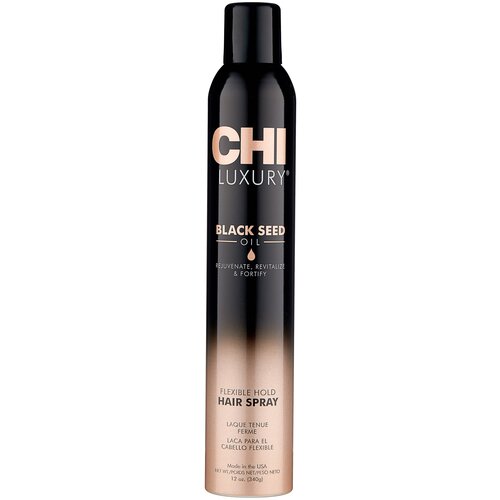 CHI Luxury Лак для волос Black seed oil Flexible hold, слабая фиксация, 340