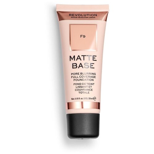 REVOLUTION Тональный крем Matte Base Foundation, 28 мл, отте