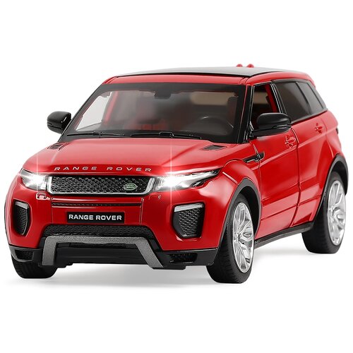 Машина автопанорама Land Rover Range Rover Evoque, красный