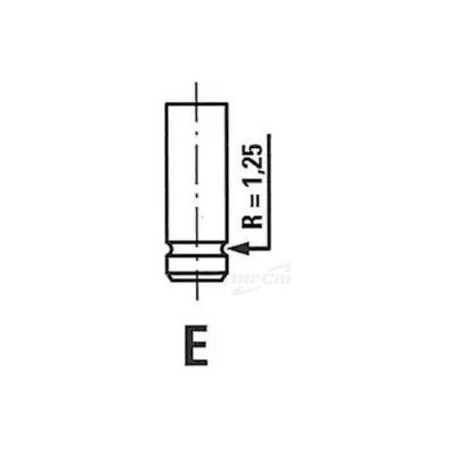 FRECCIA R4934R R4934/R_клапан выпускной 29.9x6x106.8\ Renault