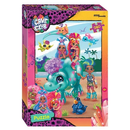 Пазл STEP puzzle Cave Club Mattel 260 элементов степ пазл 95