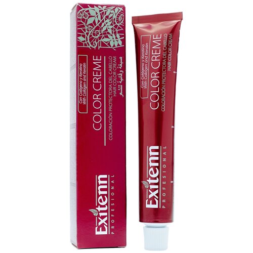 Exitenn Color Creme Крем-краска для волос, 7.11 Rubio Medio Ceniza Intense, 60