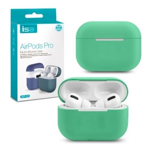 Isa Чехол для AirPods Pro зеленый (Зеленый)