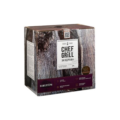 CHEF GRILL Экодрова из дерева камелторн, 8 кг 8