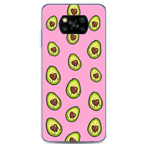 Силиконовый чехол Sweet avocados на Xiaomi Poco X3 NFC / С