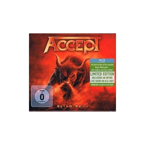 Компакт-диски, NUCLEAR BLAST, ACCEPT - Blind Rage (CD+Blu-ra