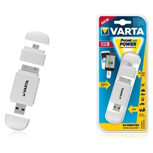 Внешний аккумулятор VARTA Mini Powerpack Белый