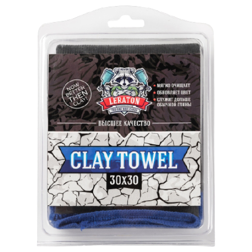 Полотенце-автоскраб LERATON CLAY TOWEL CL5 30x30