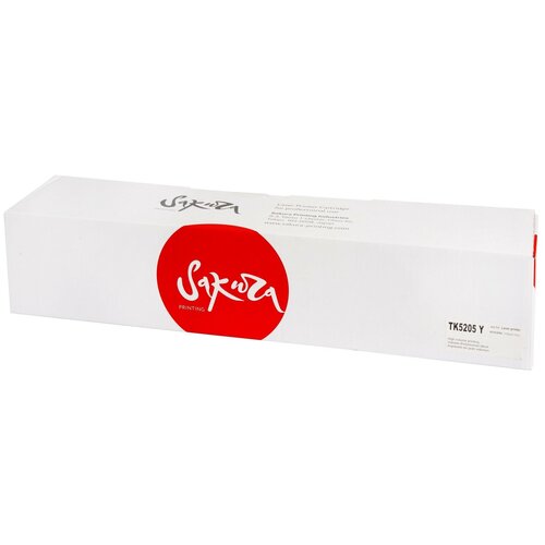 Картридж Sakura TK5205Y (1T02R5ANL0) для Konica Minolta, желтый, 12000