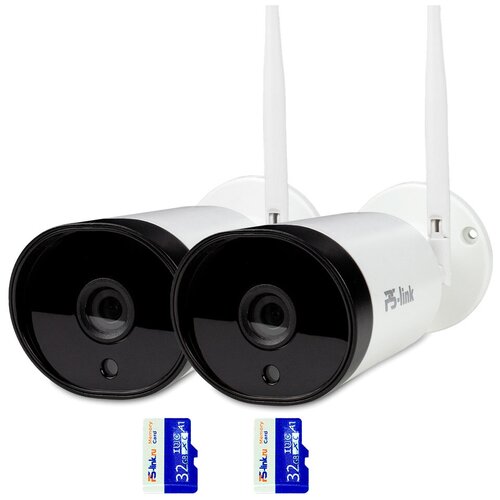 Комплект видеонаблюдения Ps-Link KIT-XMJ502 2 WIFI камеры дл