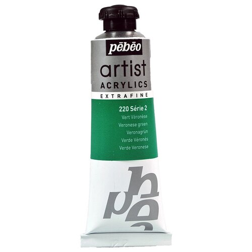 Краски акриловые PEBEO Artist Acrylics extra fine №2 37 мл 907-220 зеленый