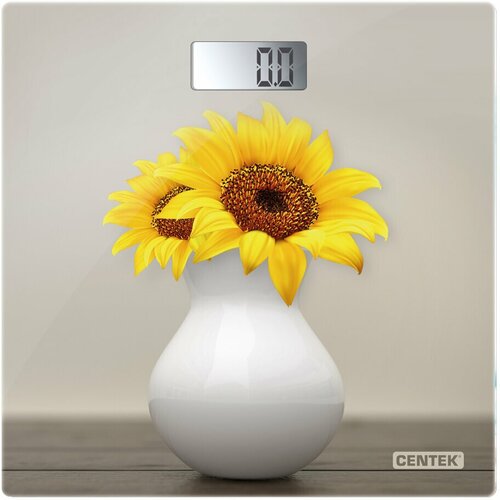 Весы CENTEK-2428-3 (напольные электронные) Sunflower