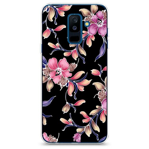 Силиконовый чехол Фиолетовая орхидея на Samsung Galaxy A6 