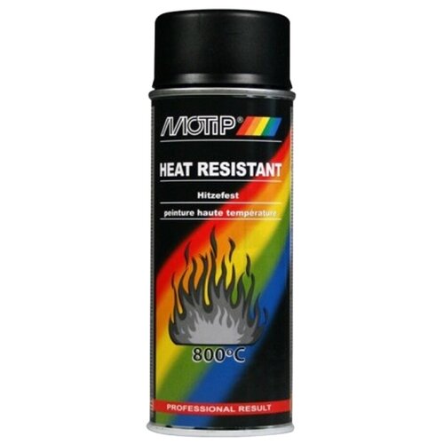 MOTIP аэрозольная автоэмаль Heat Resistant 800 silver, 400 м