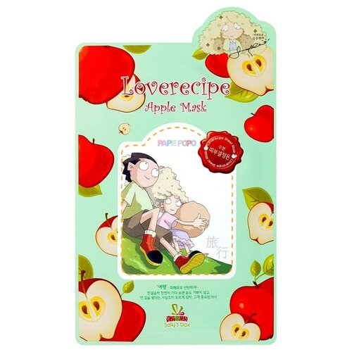 Тканевая маска для лица Sally's box Loverecipe Apple 1