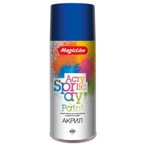 Краска Magic Line Acrylic spray paint, RAL 5010, 450 мл, 1 ш