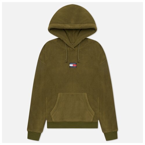 Женская толстовка Tommy Jeans Center Badge Fleece Hoodie оли