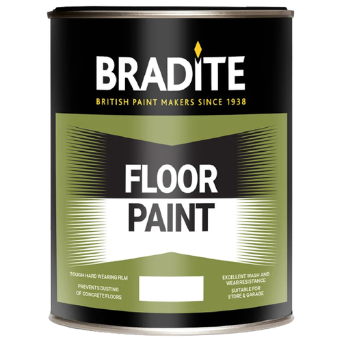 Краска полиуретановая Bradite Floor Paint для пола влагостой