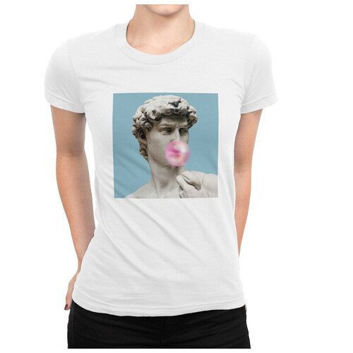Футболка Dream Shirts Статуя Давида Женская S Белая