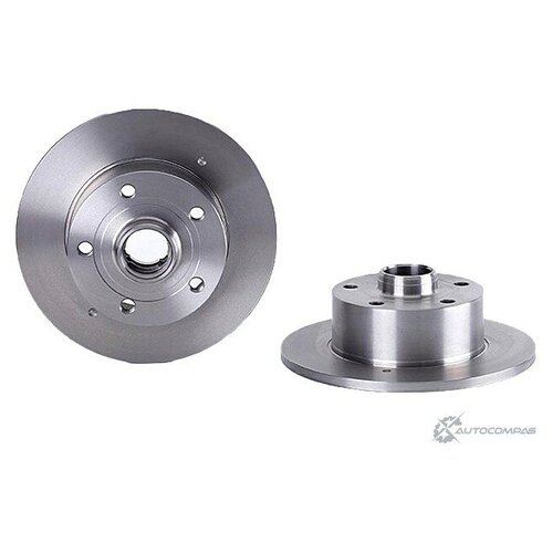 Диск тормозной standard | зад |, brembo, 08691114